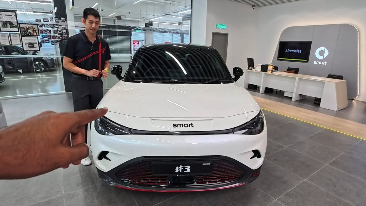 POV! Smart #3 BRABUS in Digital White & Black Alcantara micro-fibre | Featuring Quincy Kiu