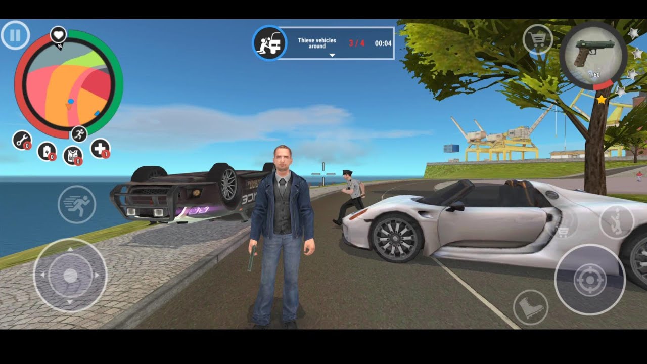 Rio Crime City - Mafia Gangster | Android Game | Landscape Game Play | G - I |
