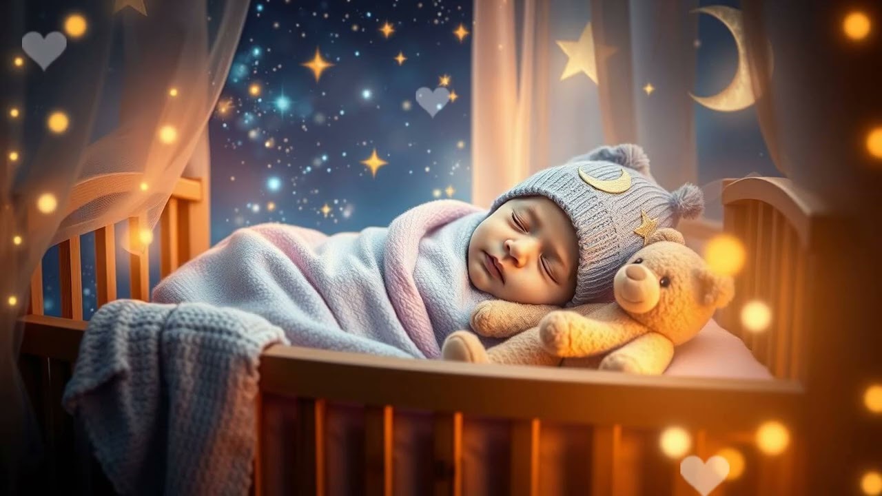🌙 Calm Rain & Piano ☔ Relaxing Baby Sleep Sounds 💤