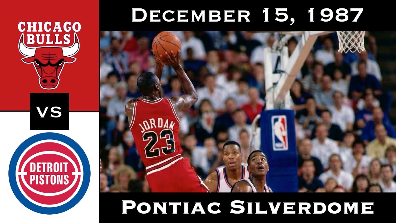 (Nearly) Full Game: A War of Attrition | Bulls vs Pistons (December 15, 1987)