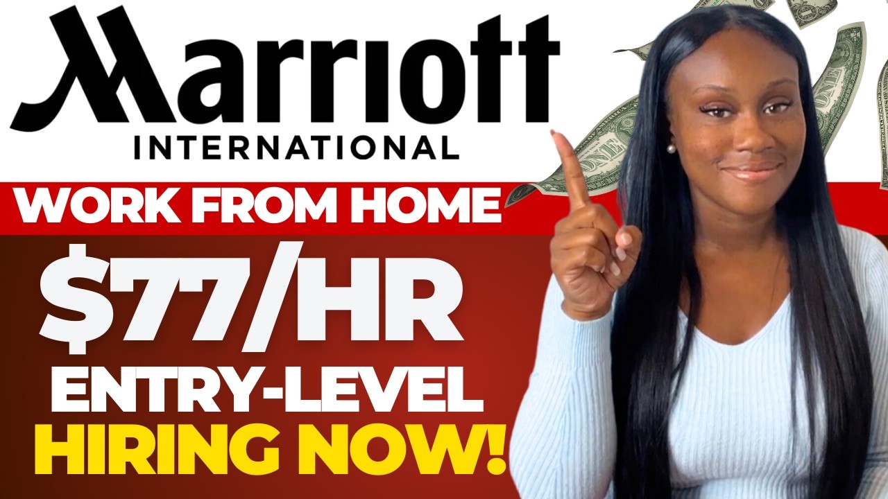 MAKE $12,320/MONTH | NO DEGREE Hotel Remote Jobs | Marriott Remote Jobs