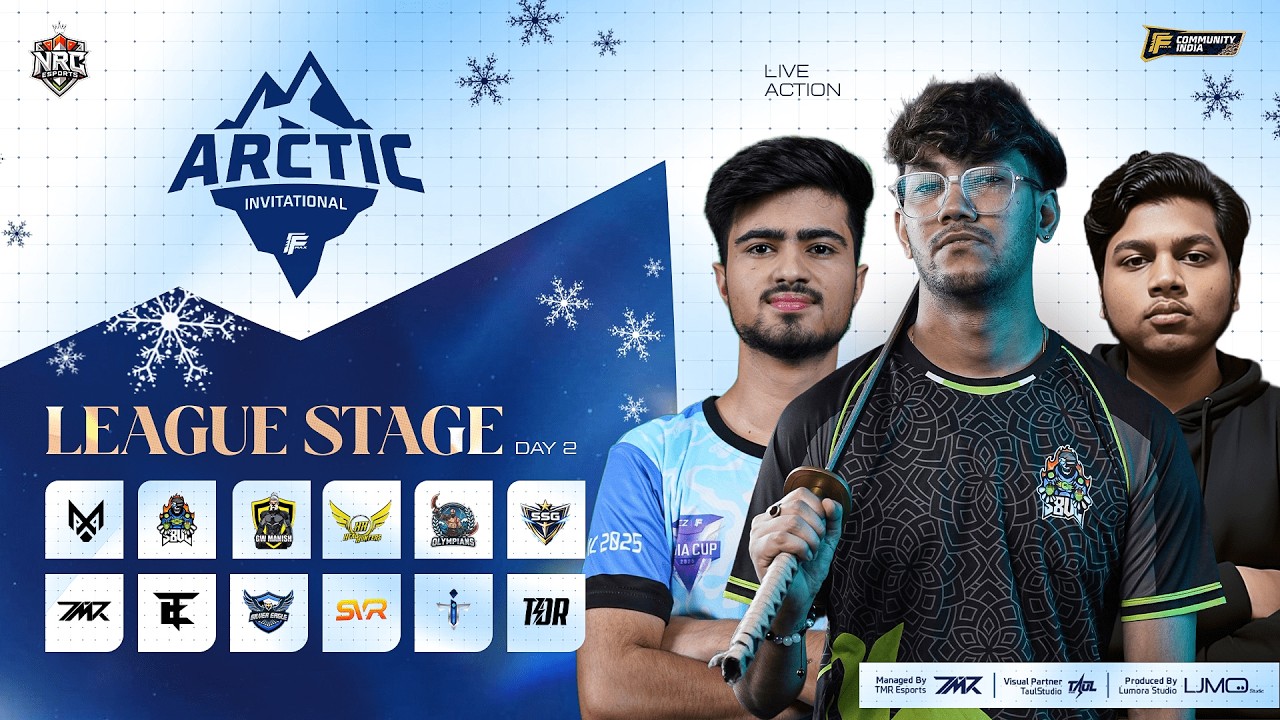 Arctic Invitational League Stage Day 2 | ft. s8ul, godl, k9, tycoons, gg, and more