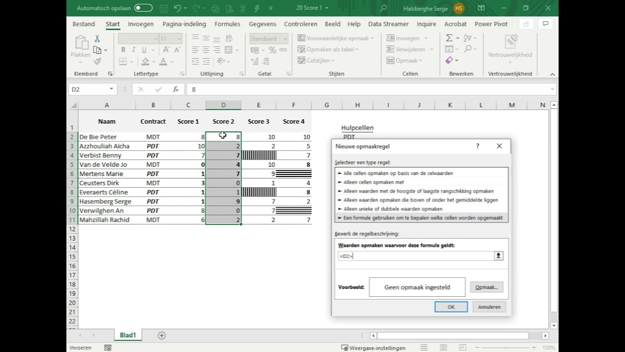 MS Excel in de praktijk   Oefening 20