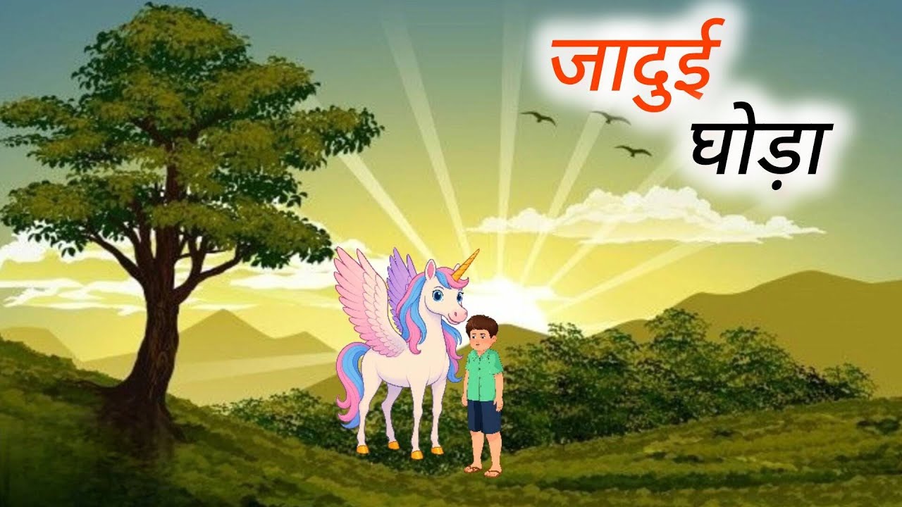 जादुई घोड़े की रहस्यमय कहानी #moralstory #hindicartoonstory #hindifairytales