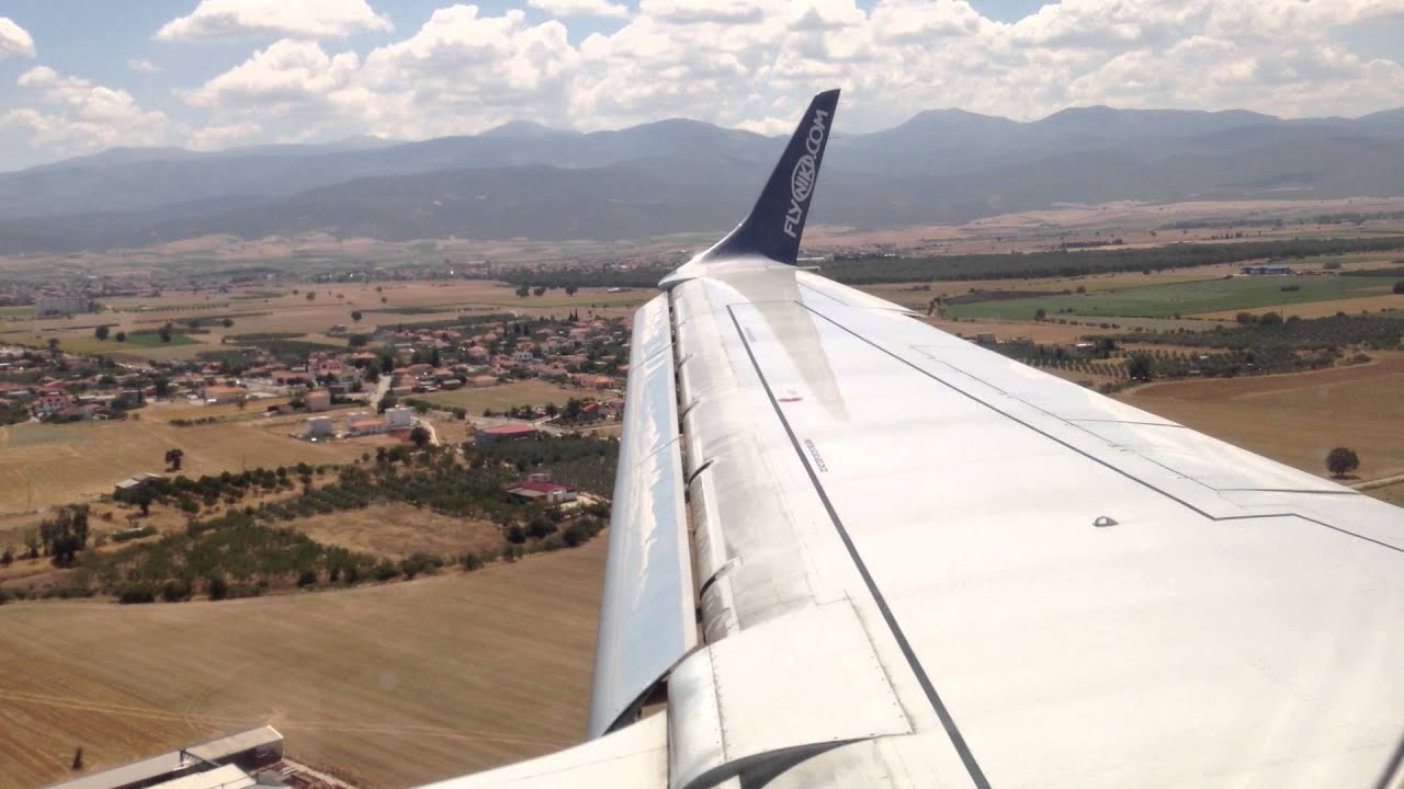 Bilderbuchanflug auf den Flughafen Rhodos Griechenland WingView Experience