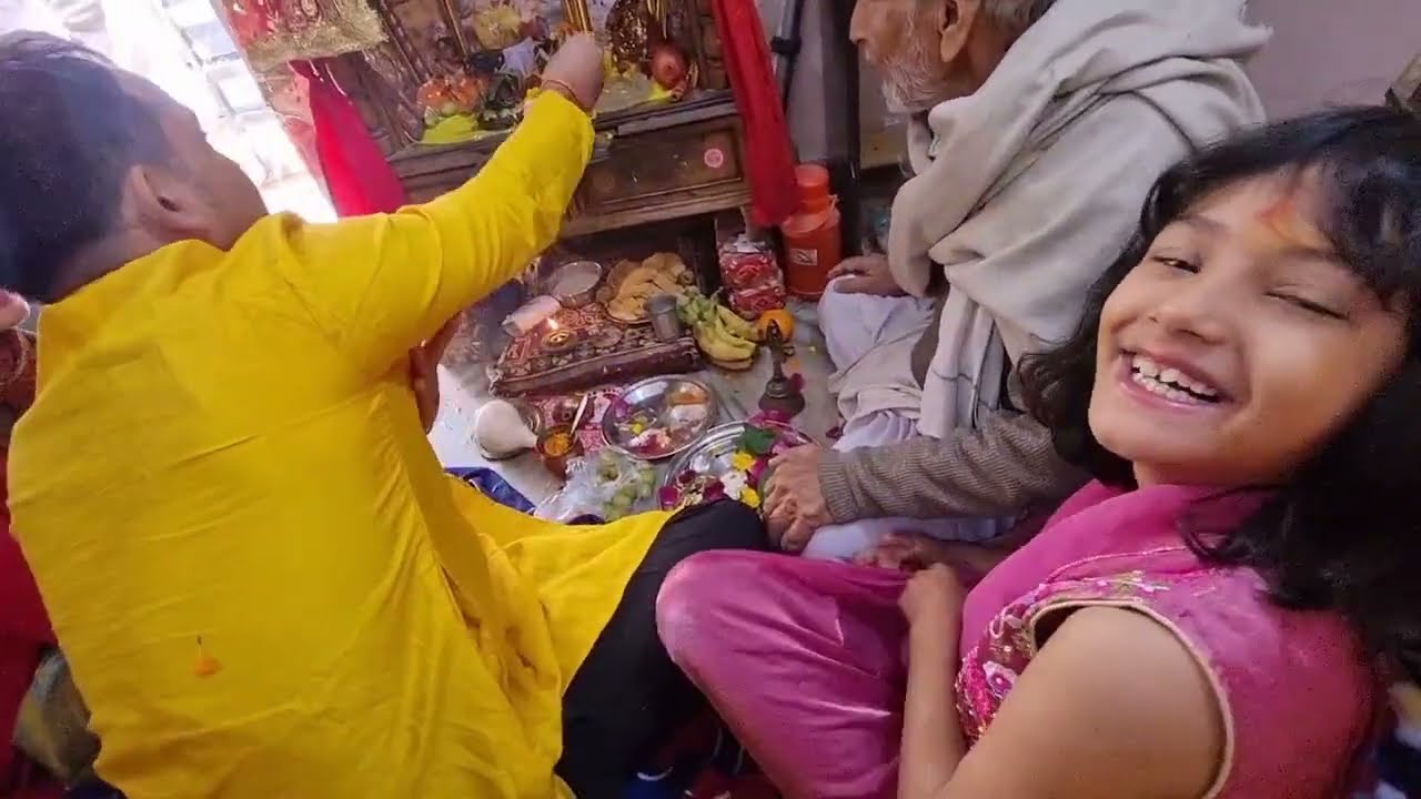 Part 2 पूजा संपन्न हुई।पीहू ने किया  दक्षिणा देने से माना 🤭🤦‍♀️