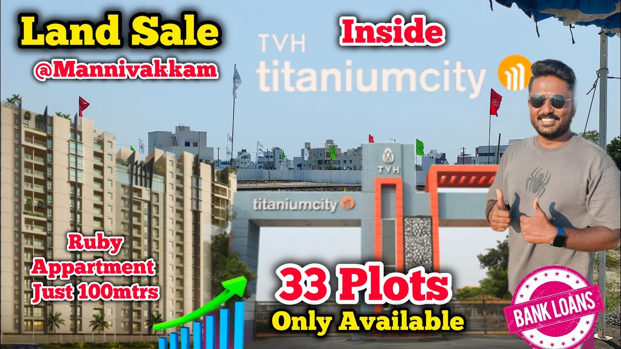 சென்னை கிளம்பாக்கம், வண்டலூர் அருகில்  | TVH Titanium City| Near Ruby Appartment| Prime Location