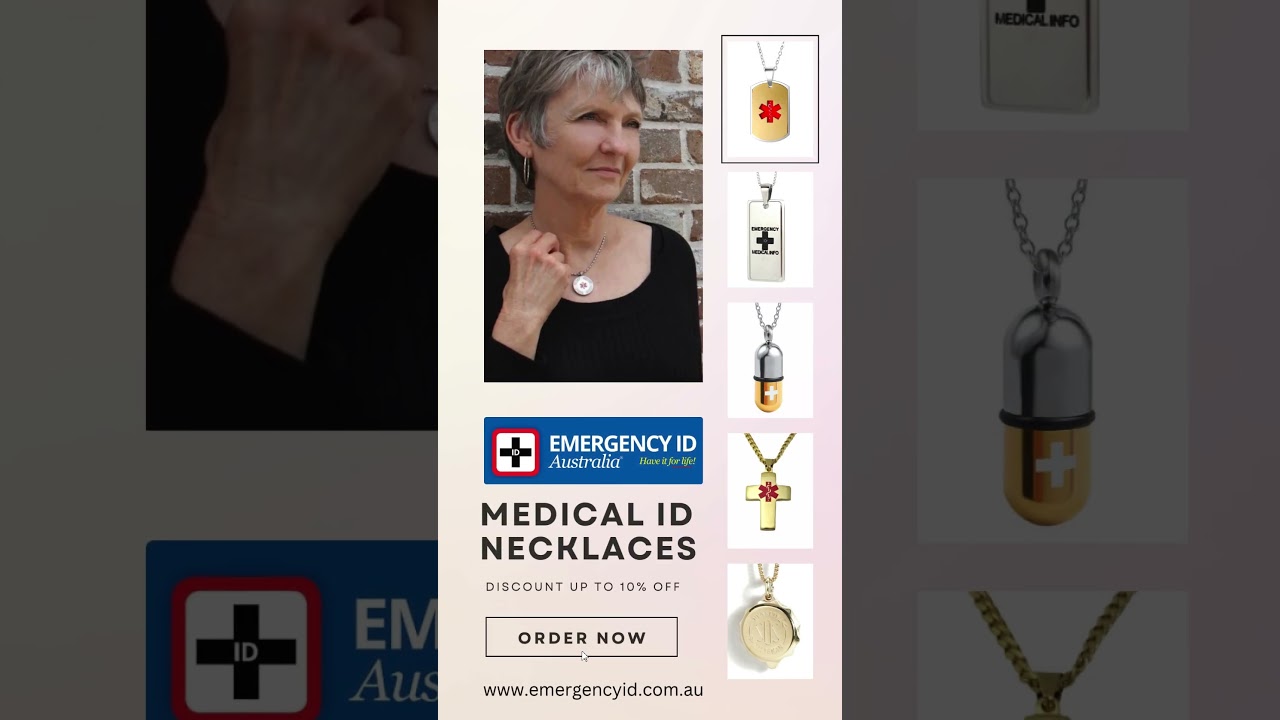 Medical ID alert bracelet and necklace on this Christmas offer | Emergency ID Australia