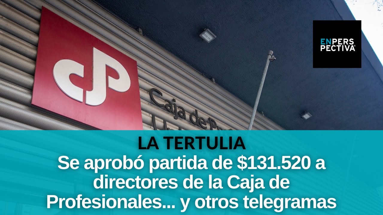 Directores de Caja de Profesionales se votaron partida de $ 131.520 por mes … y otros telegramas