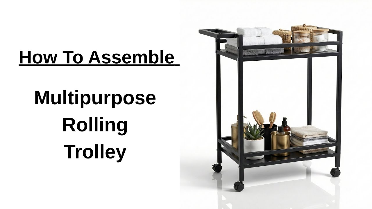 2 Self Multipurpose Rolling Trolley