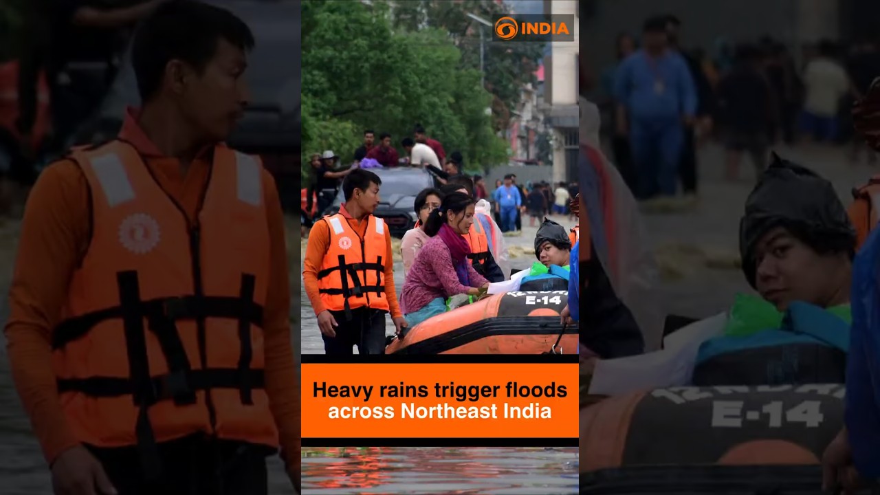 Heavy rains trigger floods across Northeast India