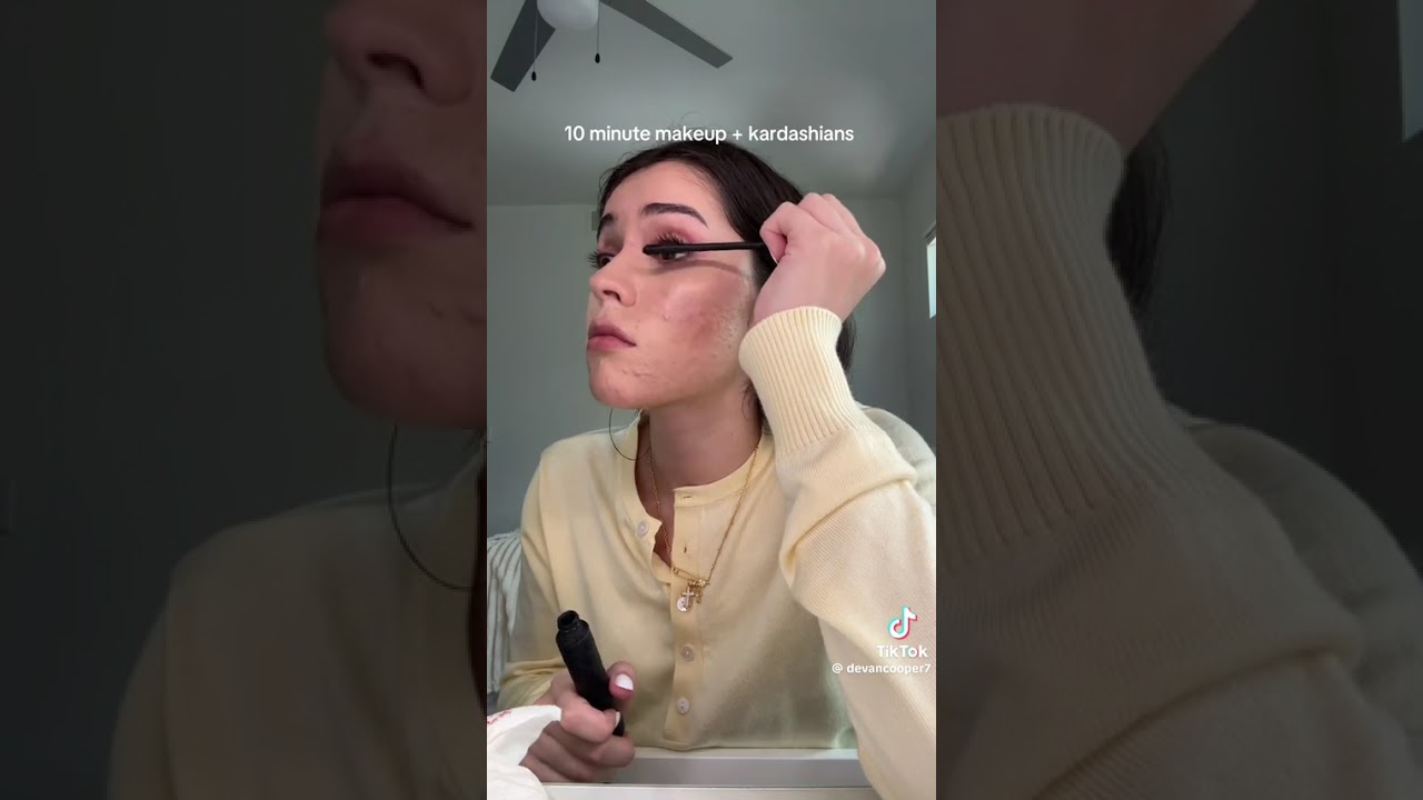 OMG this girl face 😭 but pretty makeup tutorial 🌈