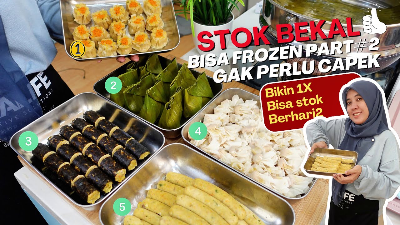 1 ADONAN JADI 5 STOK IDE BEKAL FROZEN, PRAKTIS BANGET‼️