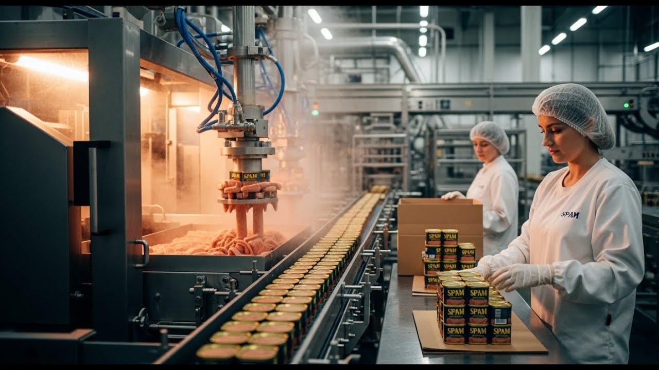Inside the SPAM Factory: How Billions of Cans of Canned Meat Are Mass Produced