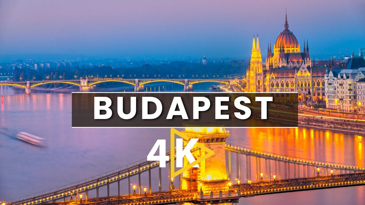 Budapest 4K Drone video | Budapest Aerial view with Relaxing Music