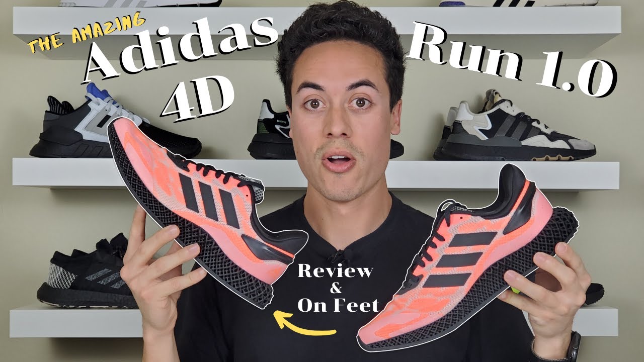 Adidas Run 1.0 Signal Coral / Black 4D - (Review & On Feet) - Most Detailed Breakdown!