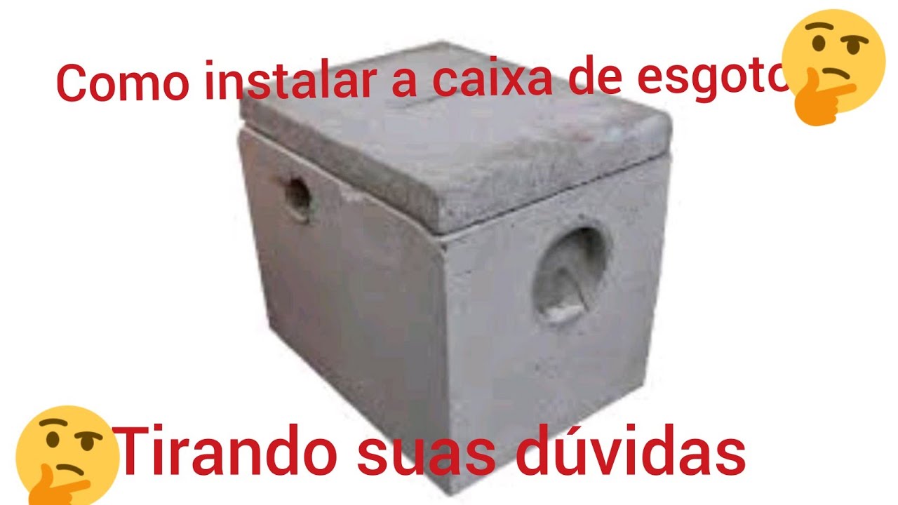 Como instalar uma caixa de esgoto Sabesp 60x60