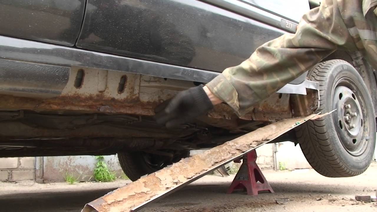 Как заменить и отремонтировать пороги своими руками Renault Laguna #1