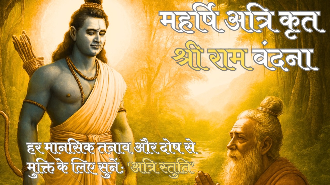 संपूर्ण अत्रि स्तुति  - महर्षि अत्रि कृत श्री राम वंदना l Ramcharitmanas Atri Stuti