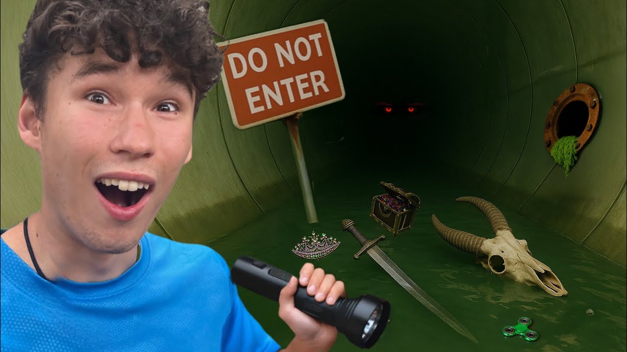 I Found Underground Tunnels Full of Lost Treasures!
