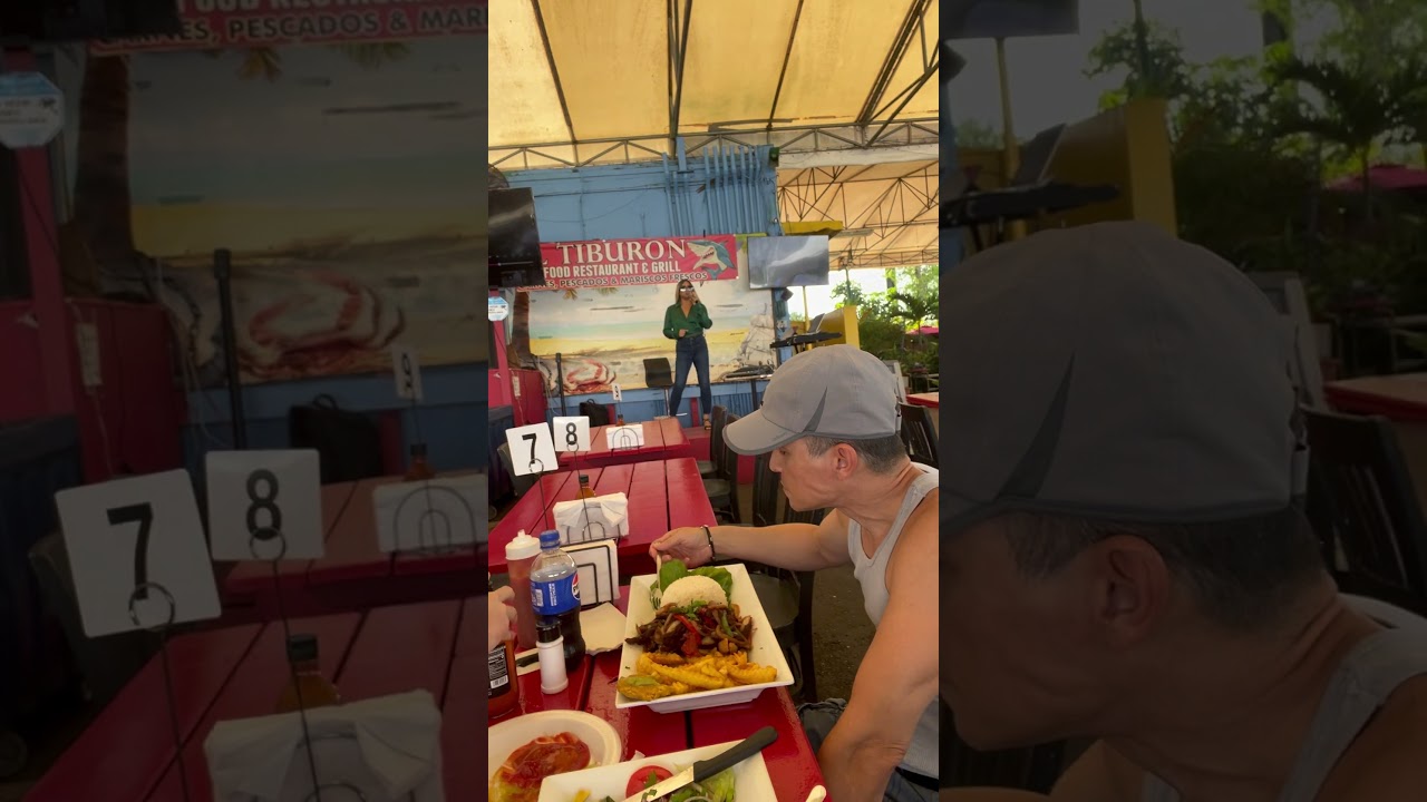 Having Lunch at the Swab Flea Market (Fort Lauderdale)