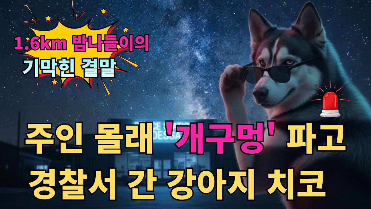 [실제상황] 주인 몰래 '개구멍' 파고 1.6km 탈출? 경찰서 제집처럼 드나든 뻔뻔한 천재견 치코