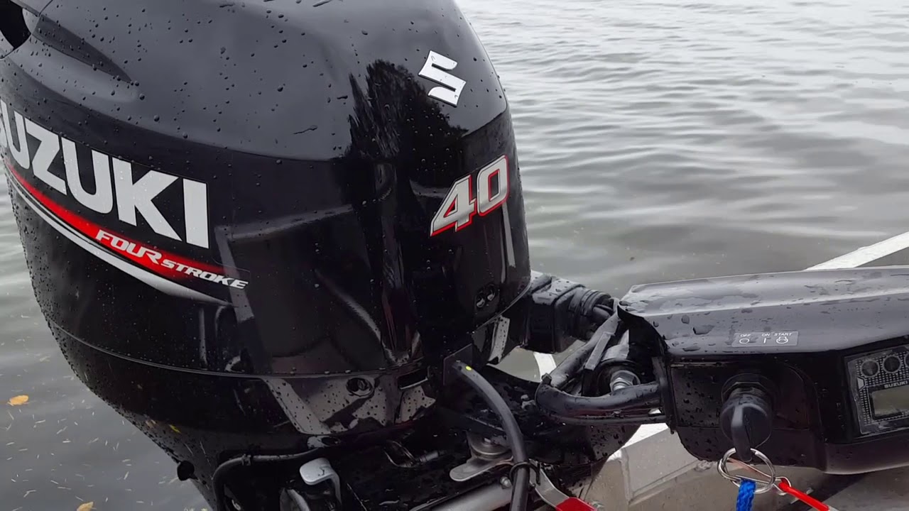suzuki 40hp year 2018 with alutec 500cm by 190cm