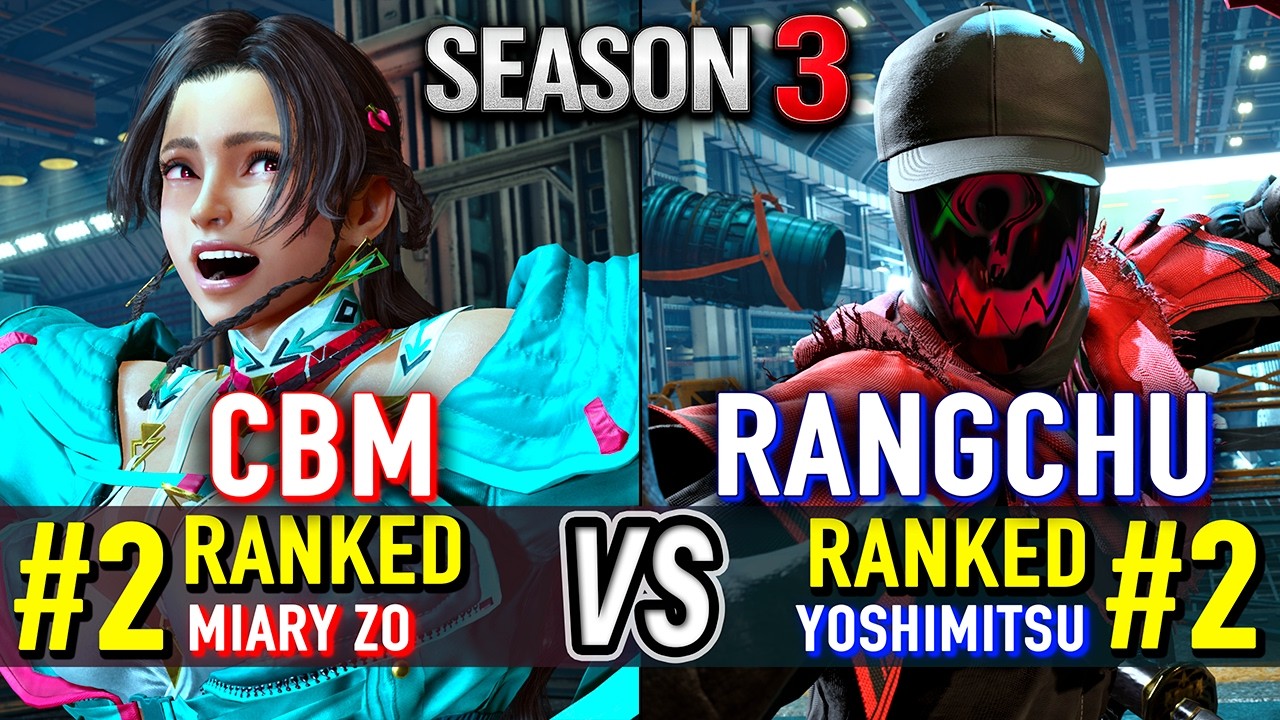 T8 🔥 CBM (#2 Ranked Miary Zo) vs RANGCHU (#2 Ranked Yoshimitsu) 🔥 T8 SEASON 3 High Level Gameplay