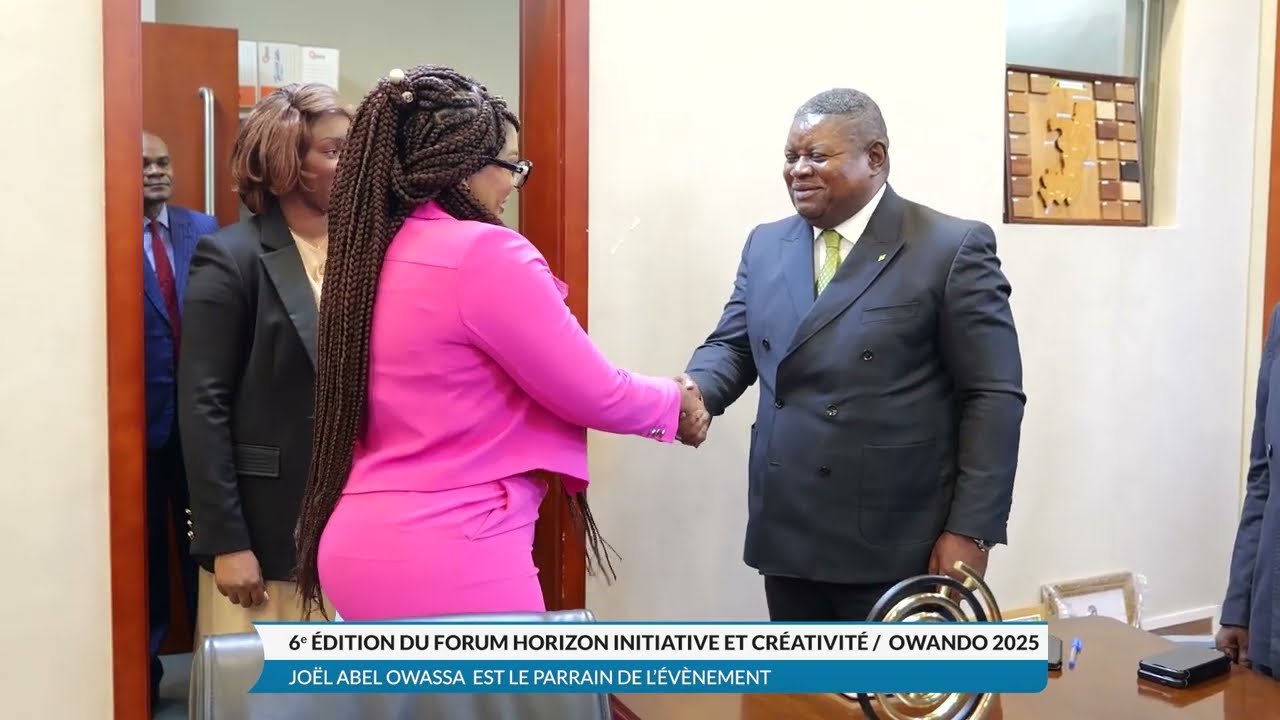 FHIC 6 HONORABLE ABEL OWASSA REÇOIT ALINE FRANCE ETOKABEKA PRÉSIDENTE EXÉCUTIVE DU FHIC.