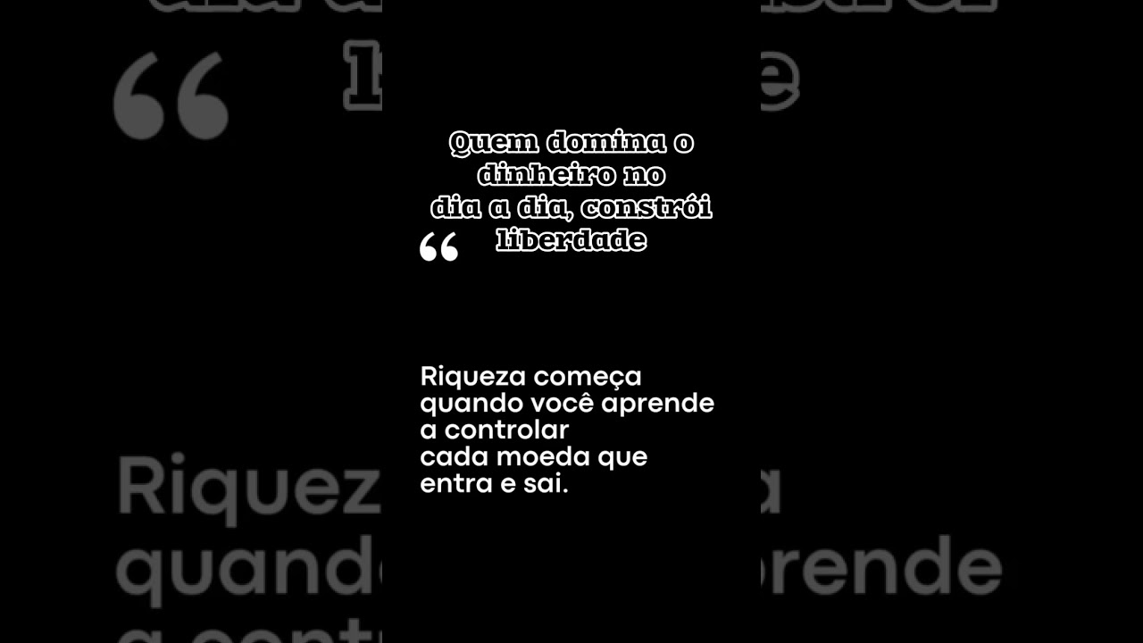 QUER FICAR RICO? APRENDA A CONTROLAR SEU DINHEIRO 💰#riqueza #controlefinanceiro
