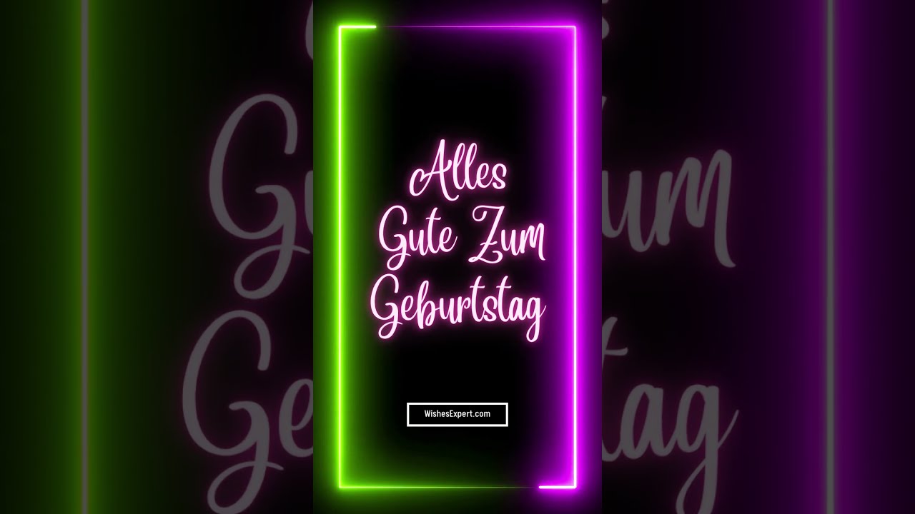 Happy Birthday( German Version)|Alles Gute zum Geburtstag