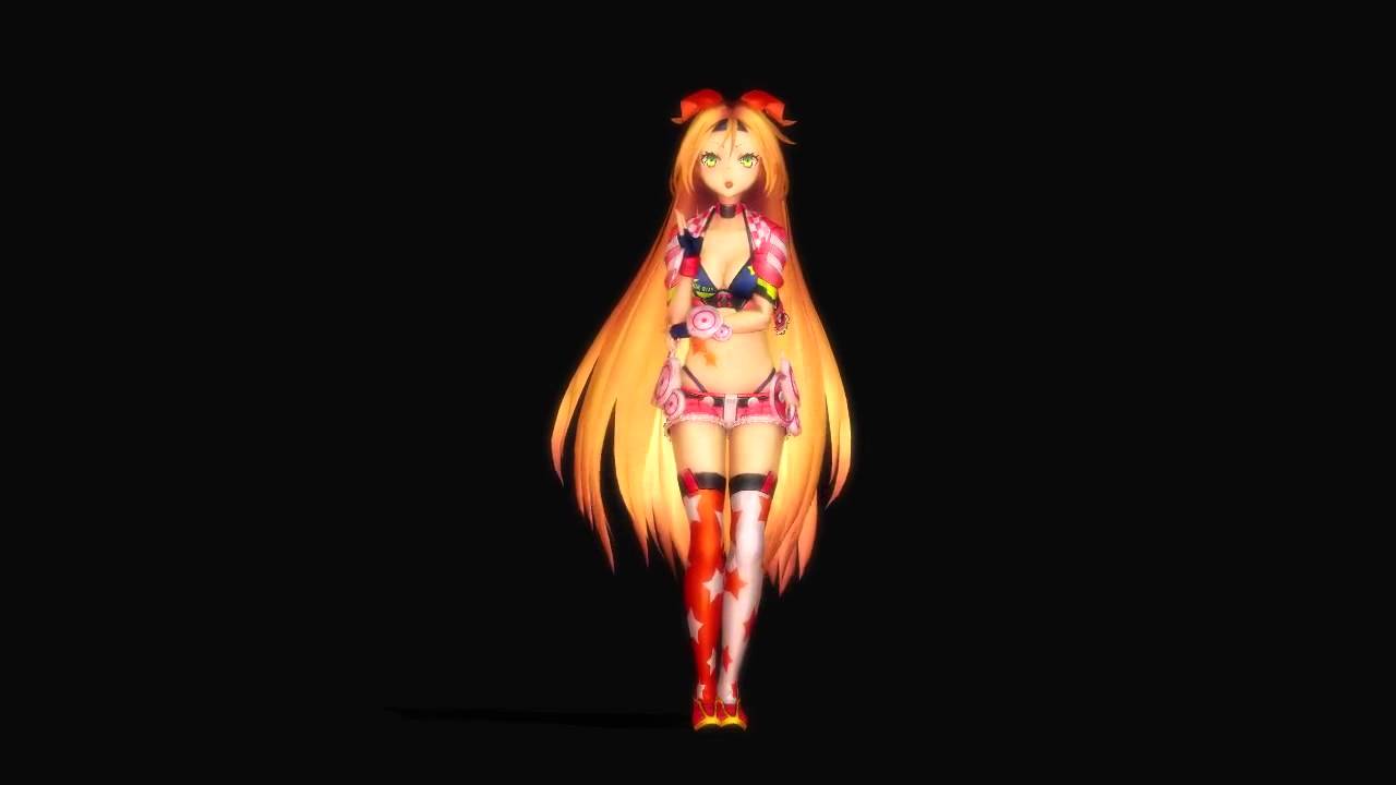 【MMD】Lamb Unity-Chan Candy RockStar