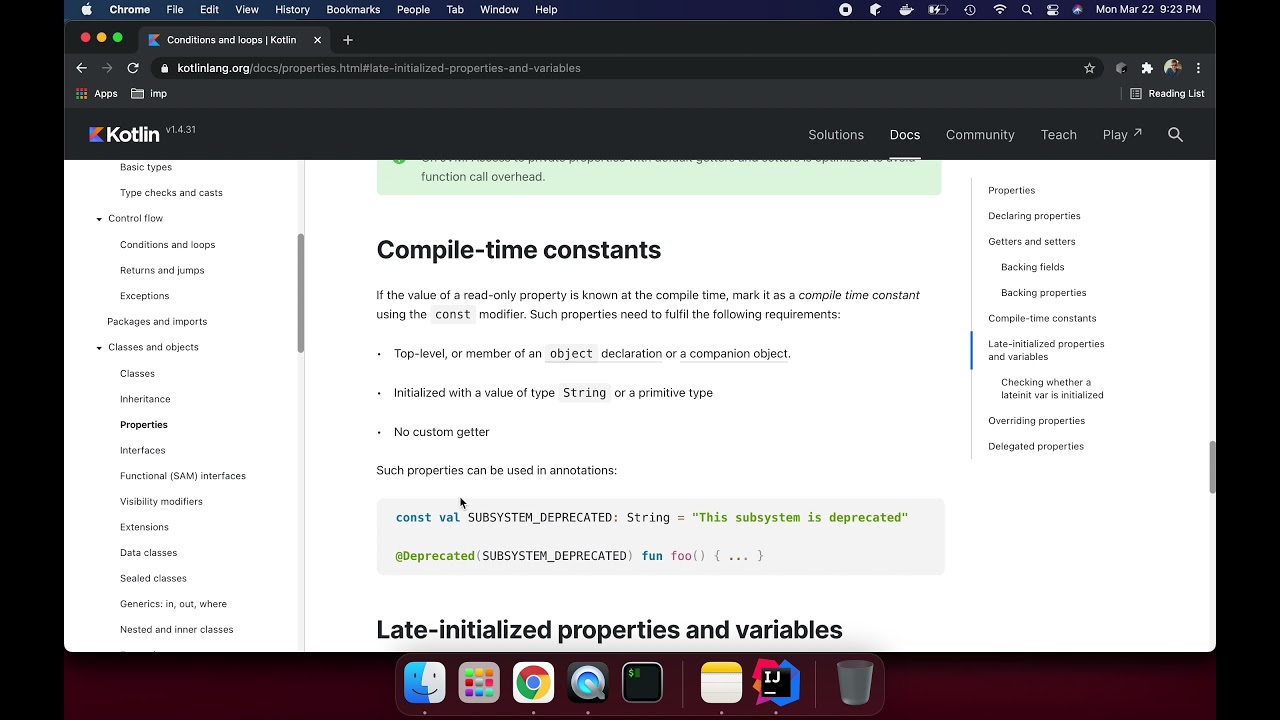 30 - Compile-time constants﻿ in Kotlin
