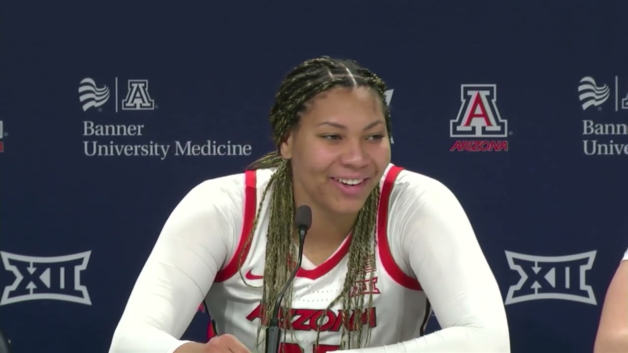 Arizona Women's Basketball Press Conference - Breya Cunningham & Paulina Paris