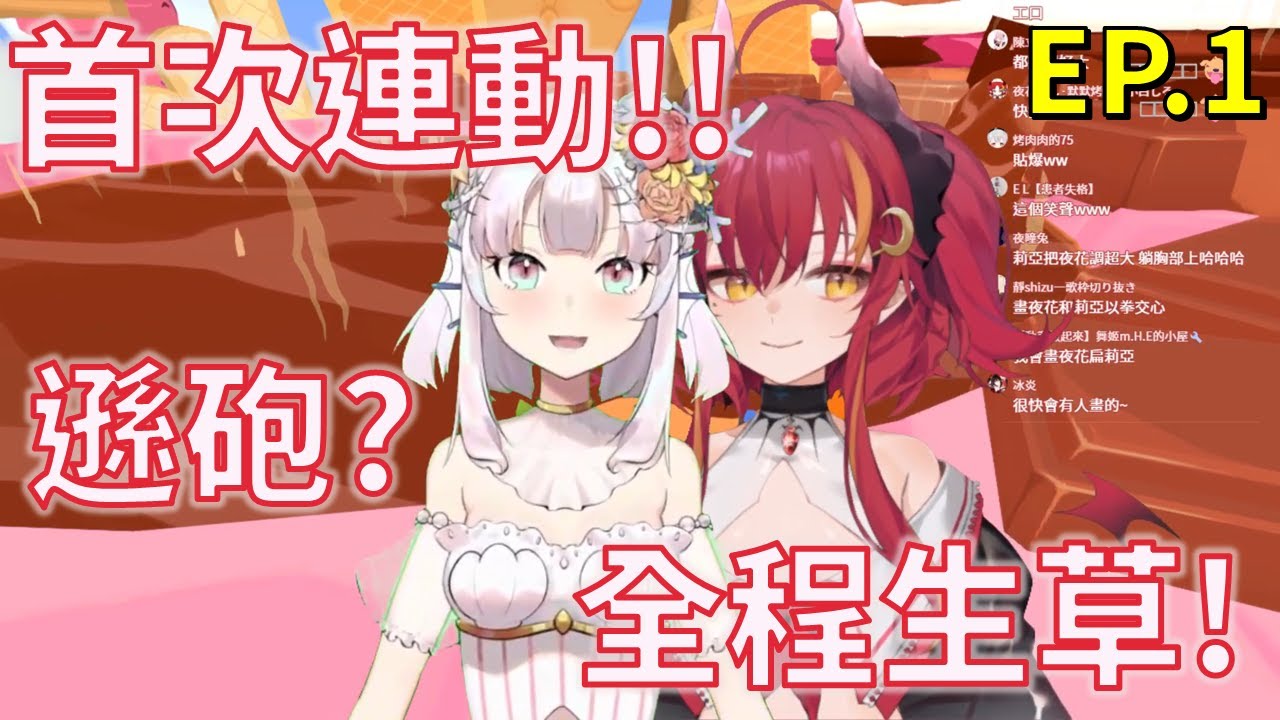【須多夜花】【精華】夜花x莉亞首次連動 PHOGS! 雙頭狗 Feet 海姬依莉亞·イリヤ 【台灣Vtuber】
