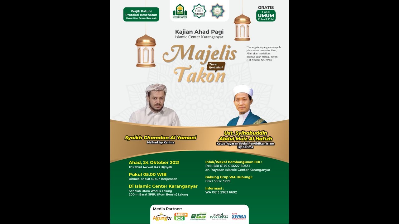 Kejutan!! Ustadz Felix Siauw Hadir di Majelis Takon bersama Syaikh Ghamdan & Ust. Syihabuddin AM