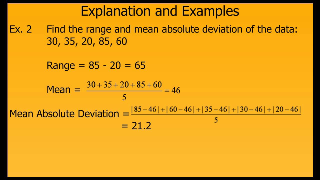 Measures of Central Tendency and Dispersion