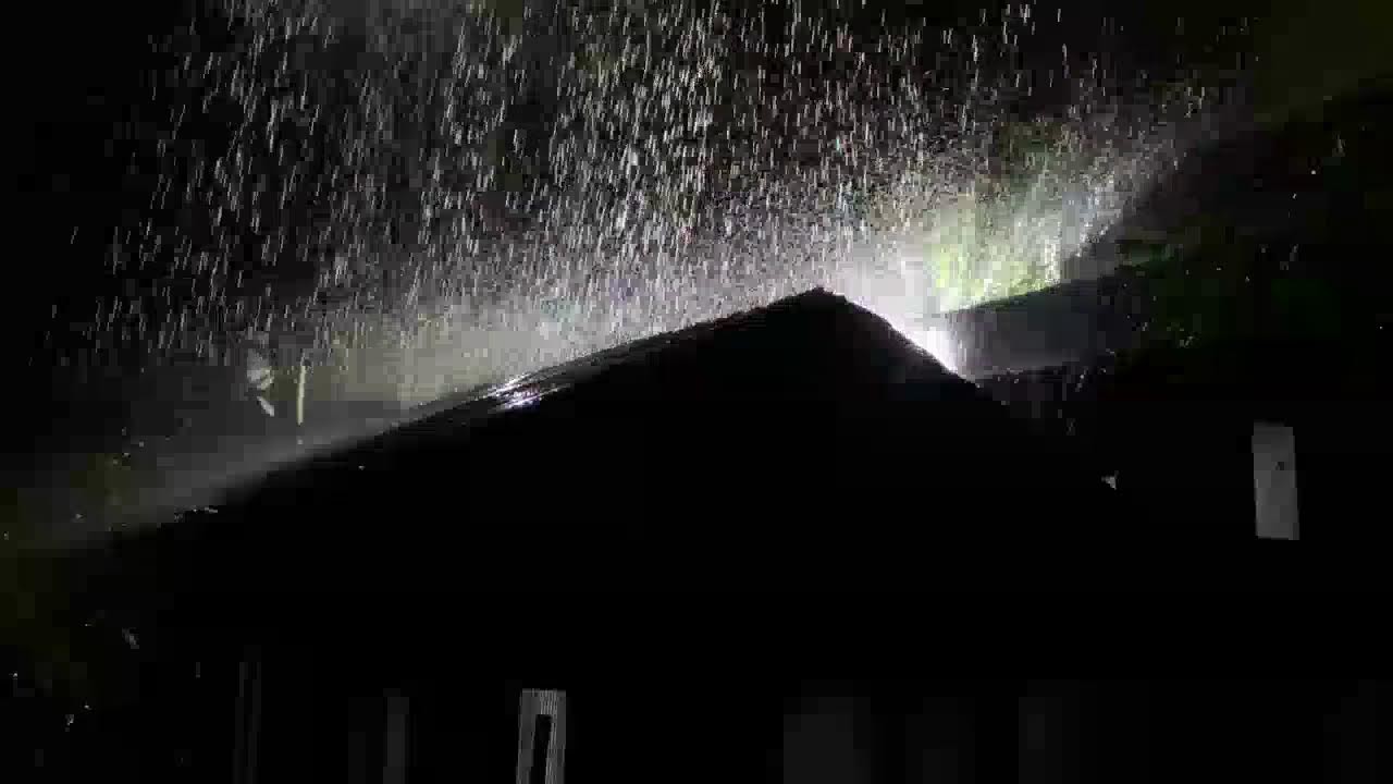 Relaxing Heavy Rain on Tin Roof for Instant Sleep