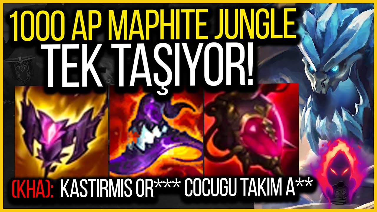 😈🗿 1000 AP MALPHİTE JUNGLE TERÖRÜ 🗿😈