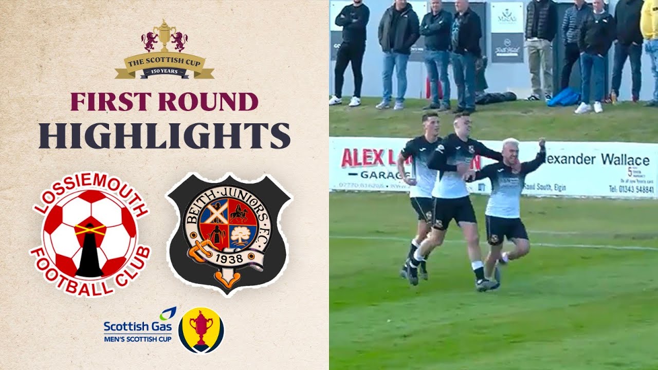 Lossiemouth 0-4 Beith Juniors | Scottish Gas Scottish Cup First Round Highlights