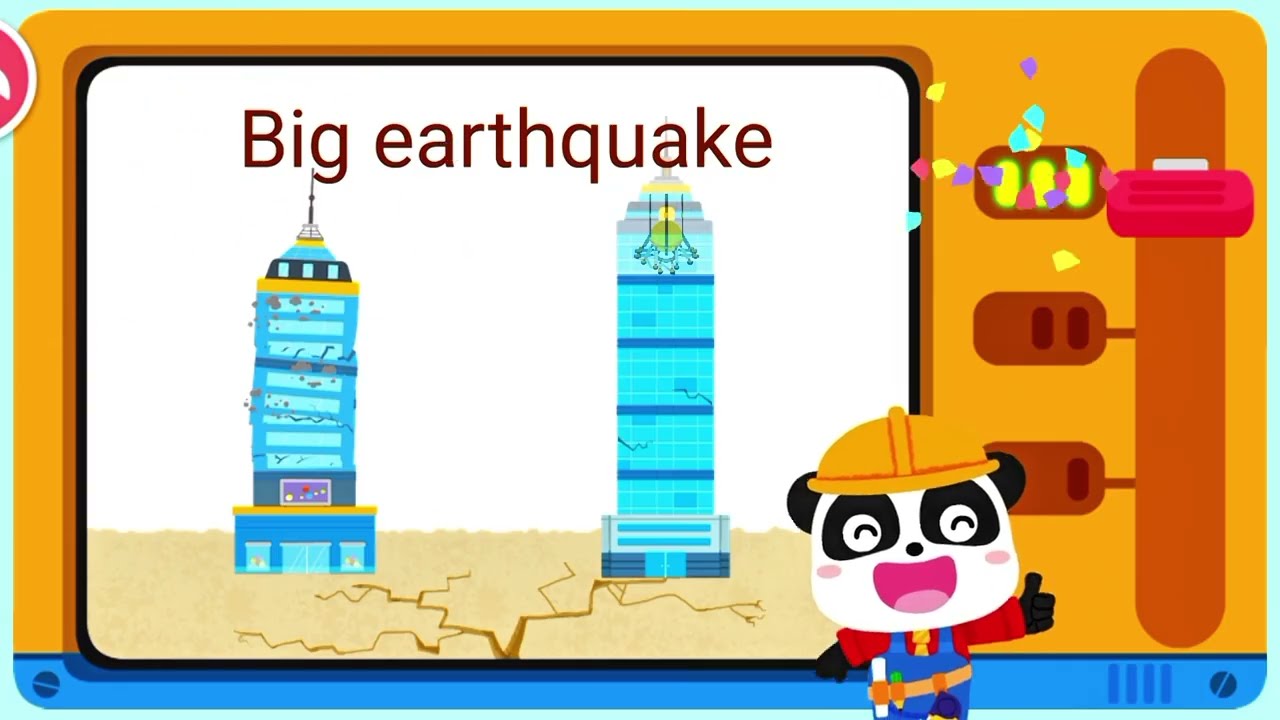 The  earthquake came  in the city 🏡🏭|| Let's see what happens || #kids #kidsgames 