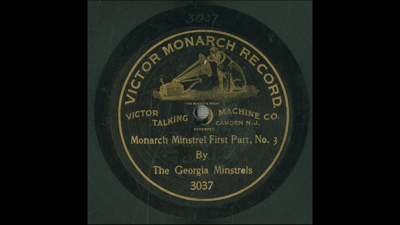Monarch Minstrel, first part, no. 3 #1902 #vinyl shellac records