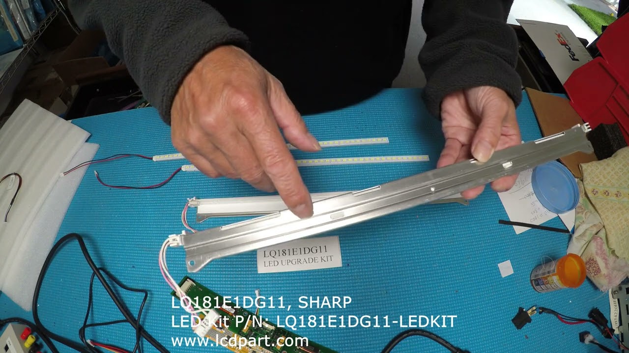 LQ181E1DG11, How to Install LED Backlight
