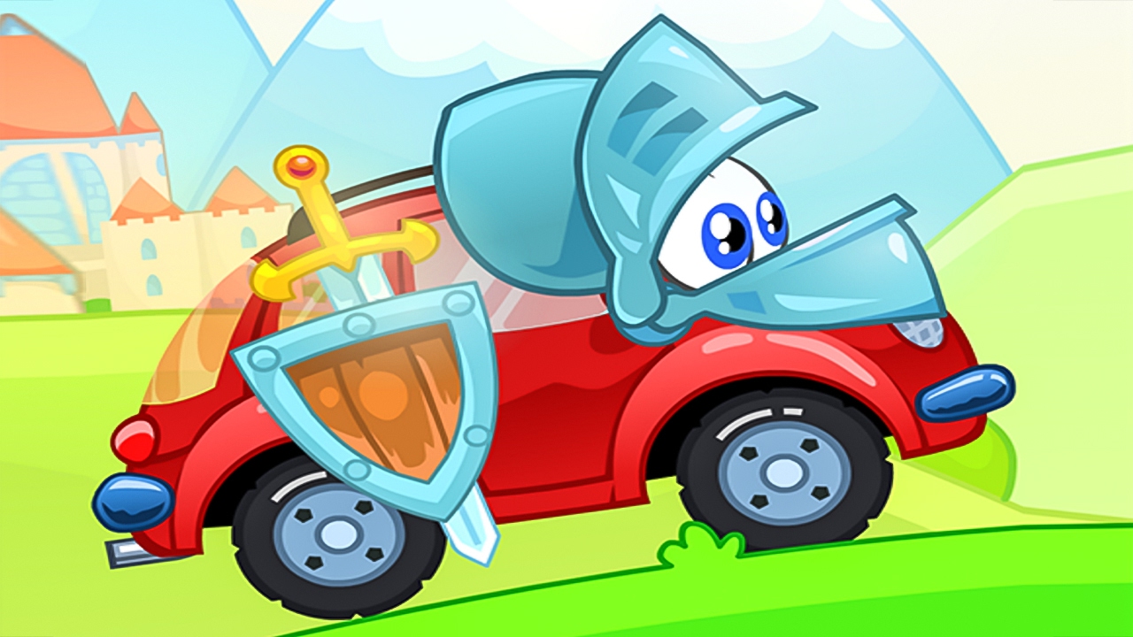 Wheely 6 - Fairytale. Complete Walkthrough. All Stars, All Items
