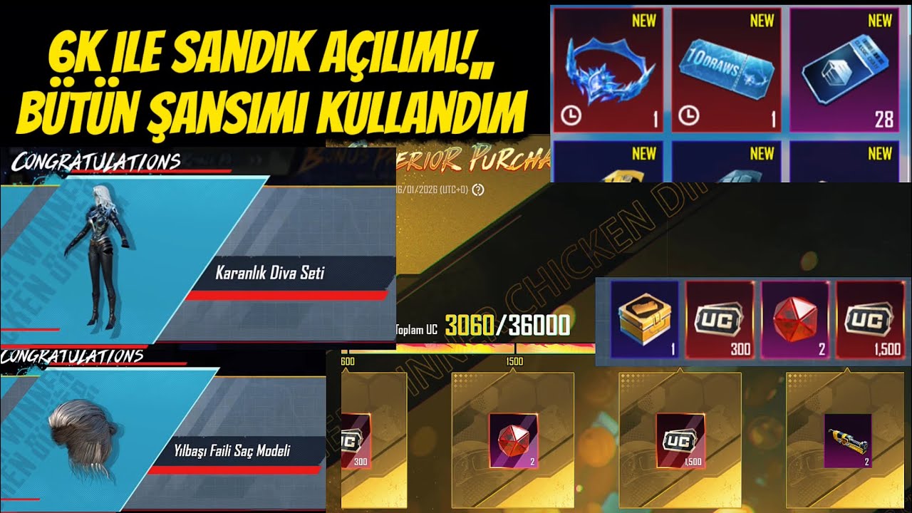 BİR YIL SONRA HESABIMI FULLEDİM!!!! pubg mobile uc iadesi ve sandık açılımı