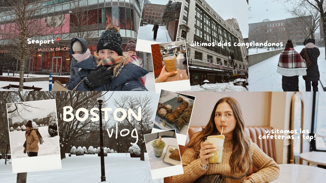 Boston vlog III ❄️ girls date en Seaport, fui al café de Friends & a los spots más lindos para fotos