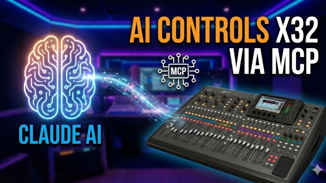 Controlling Behringer X32 with Claude AI via Model Context Protocol (MCP)
