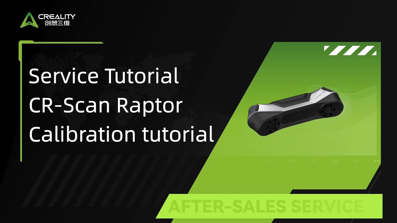 CR-Scan Raptor Calibration tutorial