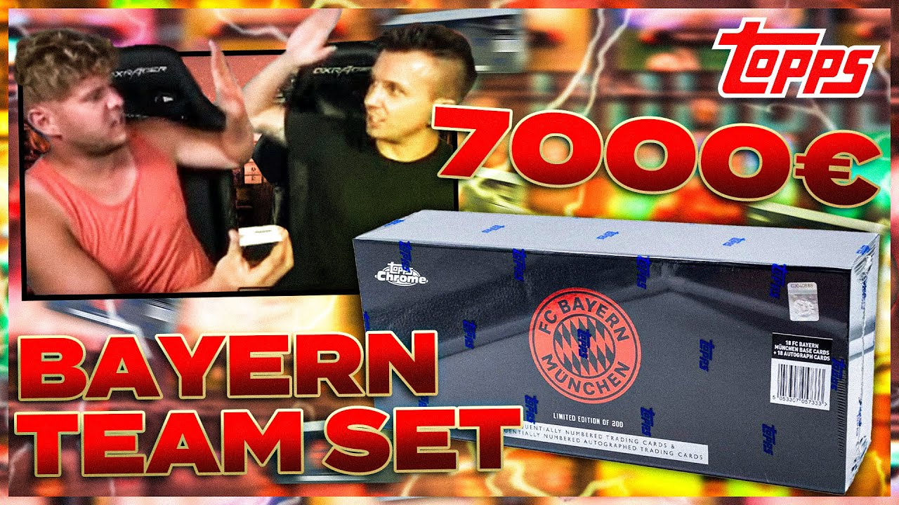 7000€ TOPPS FC BAYERN MÜNCHEN TEAM SET🤩🔥😍