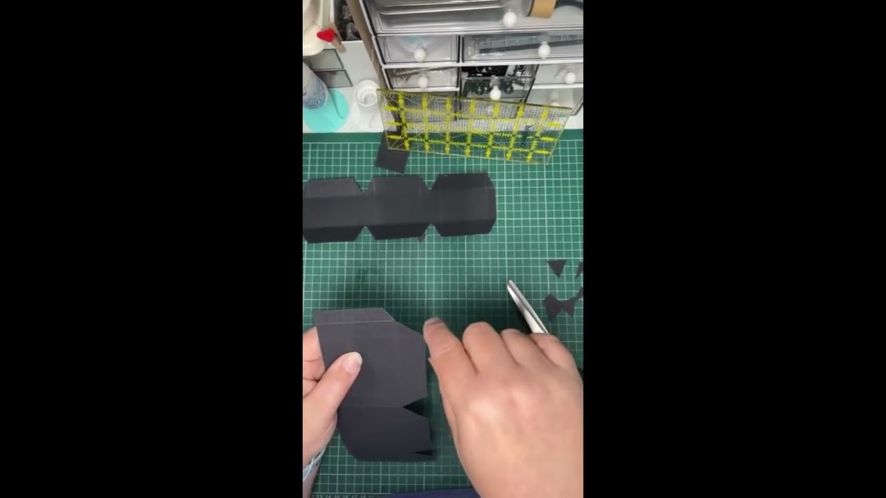 Origami Christmas Treat Boxes